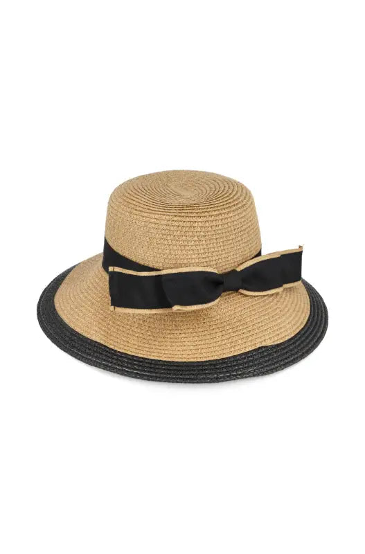 Brim bow summer sales hat