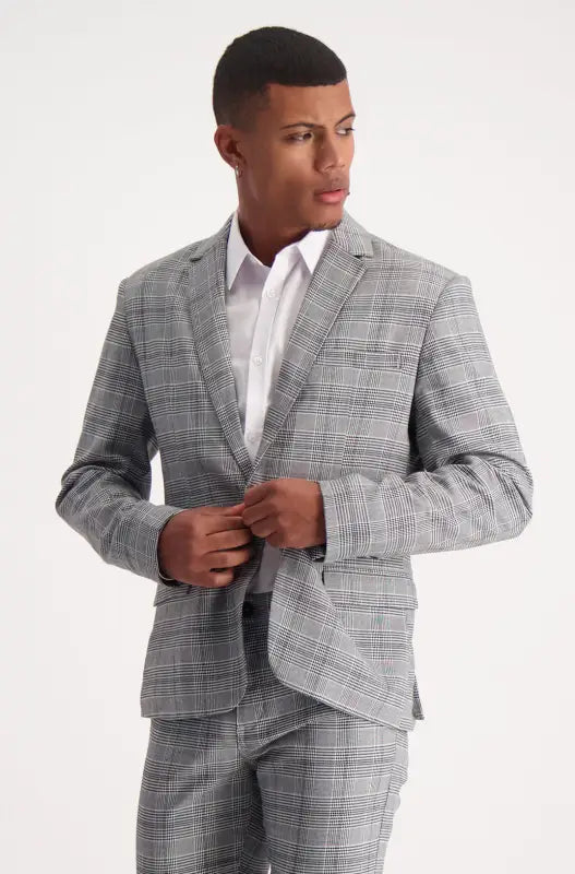 Dunns Clothing Atkinson Suit 140283 Grey R699