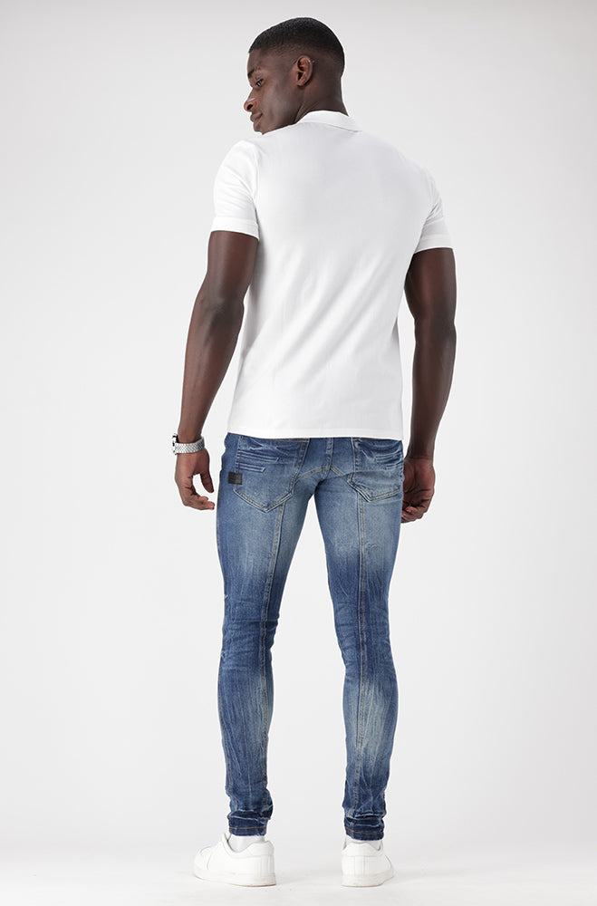 Scotch Super Skinny Denim _ 151146 _ Mid Wash