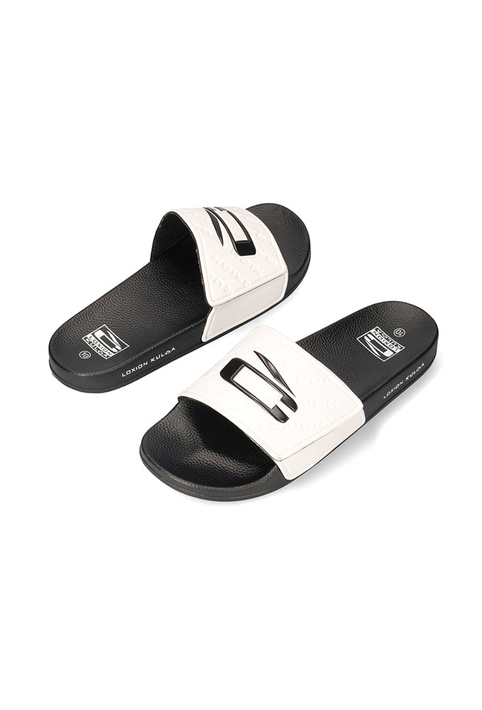 Loxion Kulca Velcro Bold Slide _ 151948 _ White