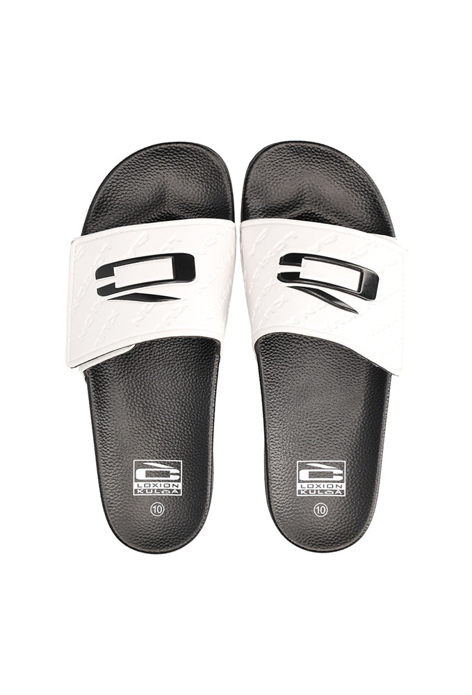 Loxion Kulca Velcro Bold Slide _ 151948 _ White