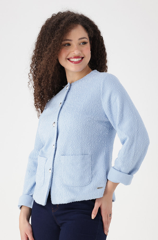 Briana Boucle Jacket 155451 Blue Blue 38