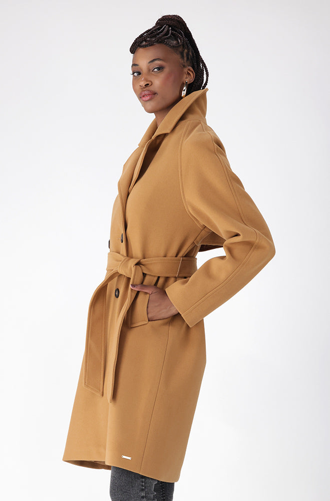 Lisa Melton Coat _ 155564 _ Tobacco