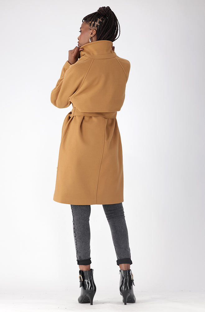 Lisa Melton Coat _ 155564 _ Tobacco