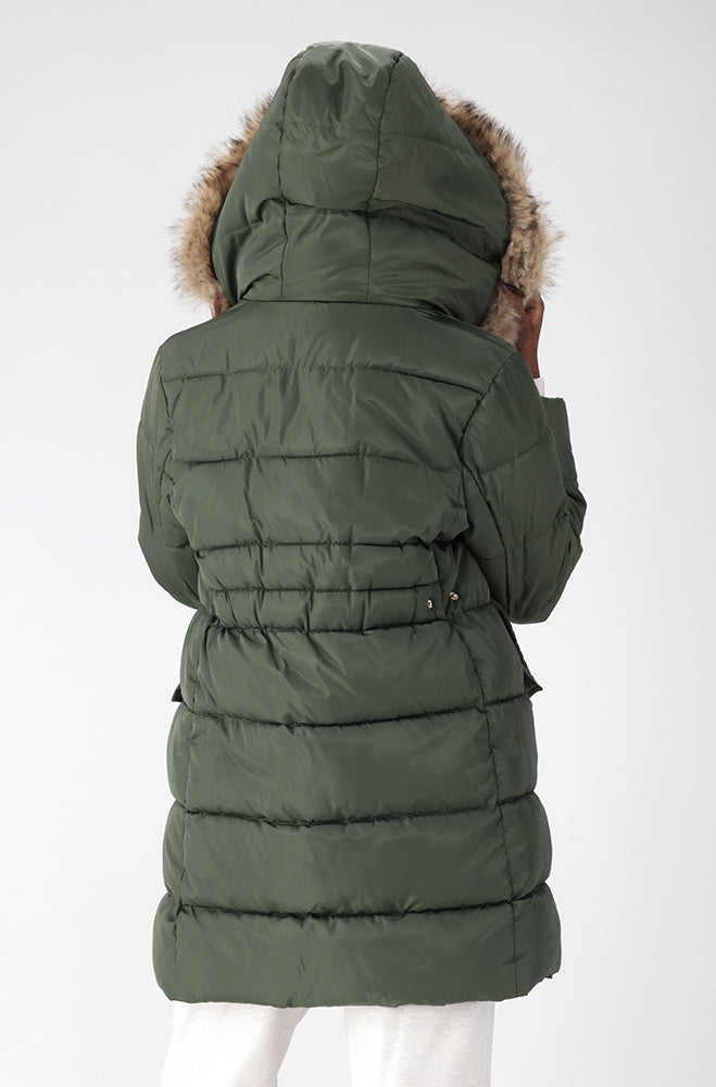 Tia Pufffer Jacket _ 155575 _ Fatigue