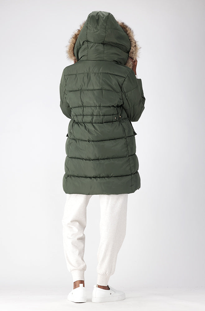 Tia Pufffer Jacket _ 155575 _ Fatigue