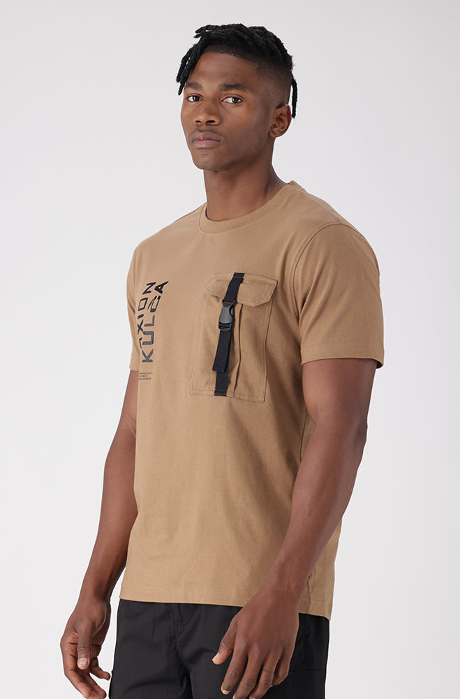 Loxion Kulca Branded Tee _ 156029 _ Tobacco