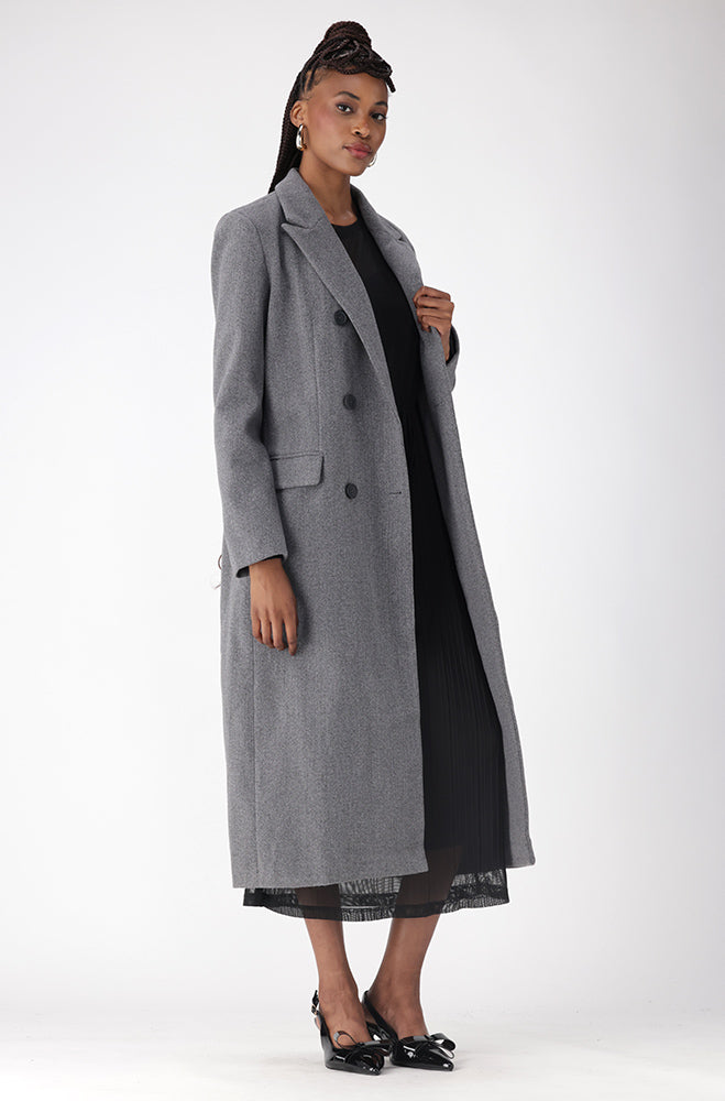 Lisa Melton Coat _ 156951 _ Grey Mel