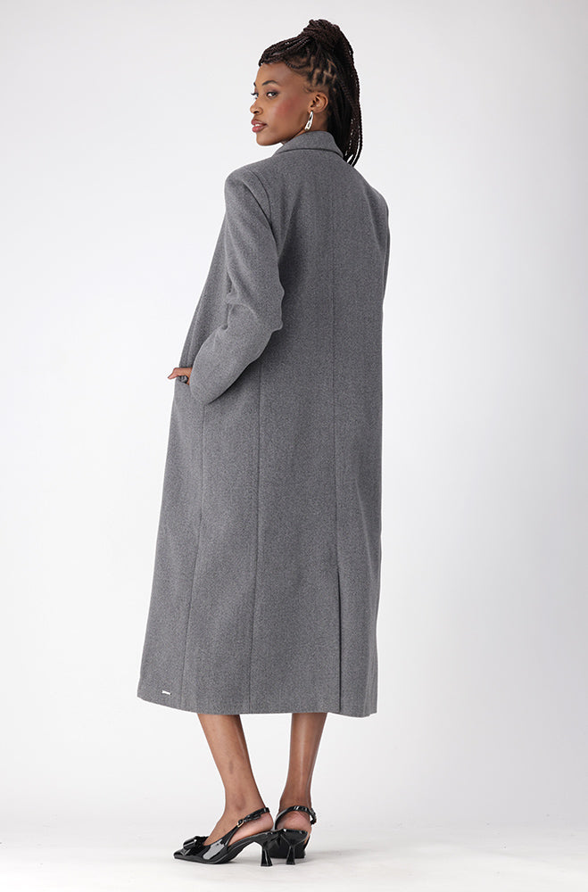 Lisa Melton Coat _ 156951 _ Grey Mel