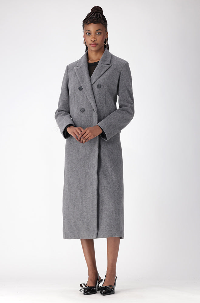 Lisa Melton Coat _ 156951 _ Grey Mel