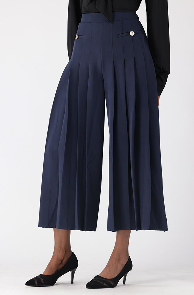 LEAH CULOTTE  _ 157228 _ Navy