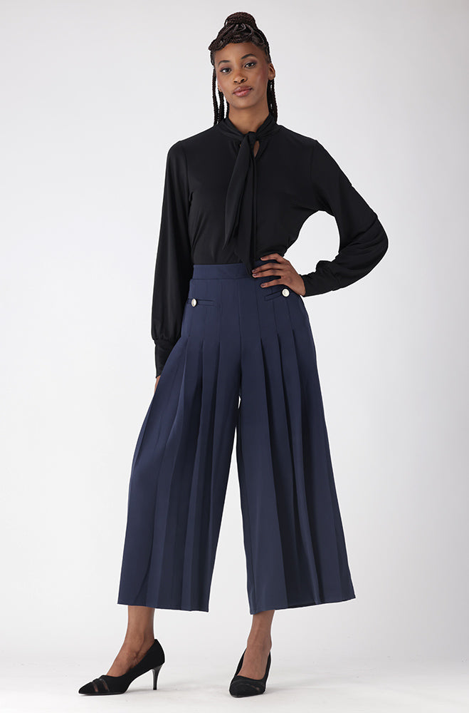 LEAH CULOTTE  _ 157228 _ Navy