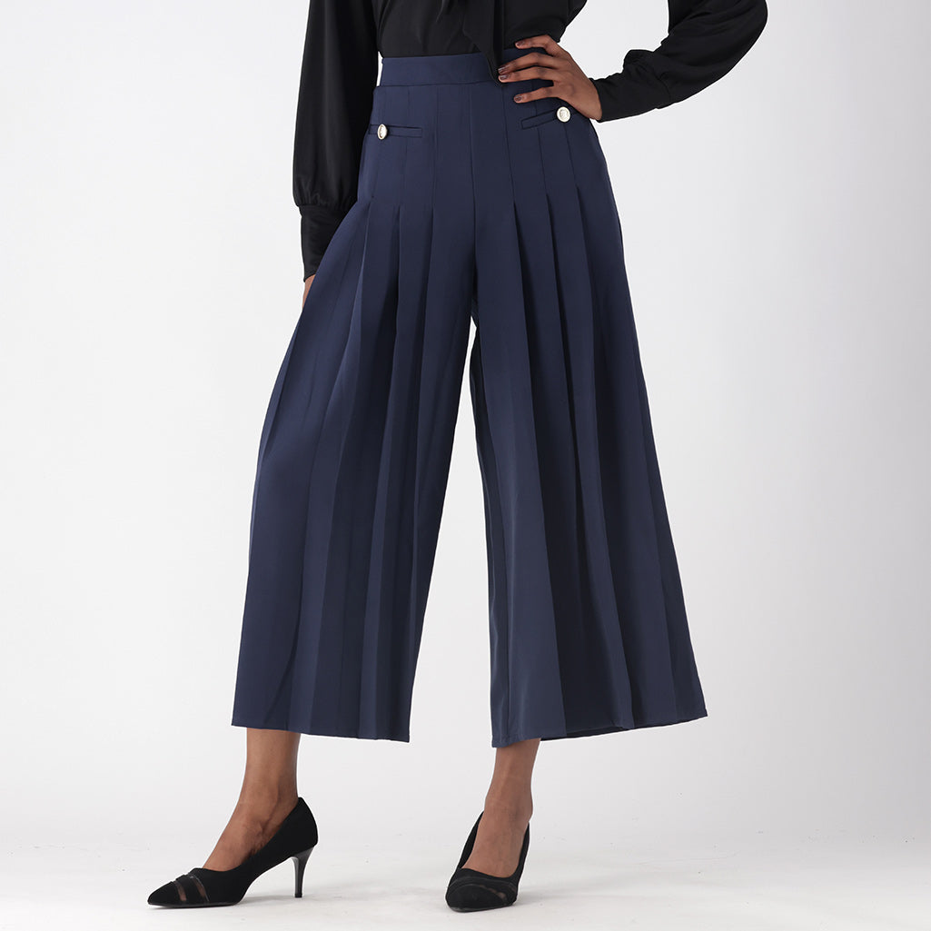 LEAH CULOTTE  _ 157228 _ Navy