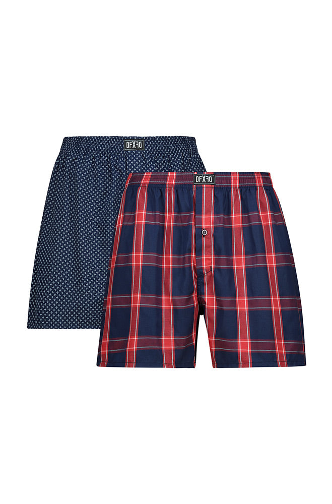 Logan Woven Boxers 2pk _ 160655 _ Red