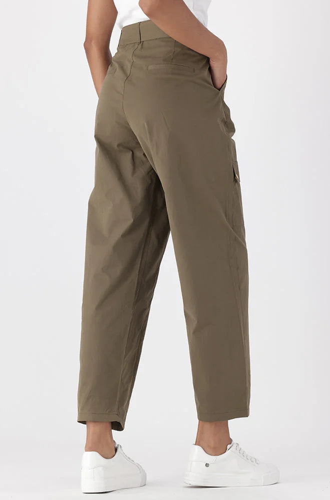 Dunns Clothing | Ladies | ARIA BELTED CARGO PANTS _ 151476 Fatigue