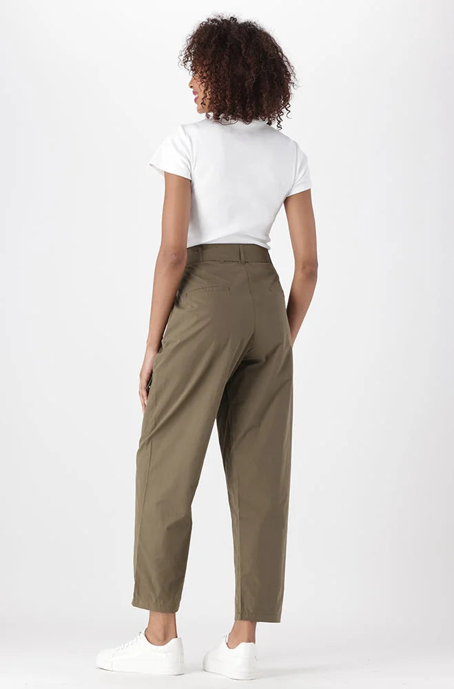 Dunns Clothing | Ladies | ARIA BELTED CARGO PANTS _ 151476 Fatigue