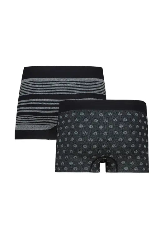 Dunns Clothing | Underwear | Benicio Seamfree Trunks - 2 Pack _ 141195 Black