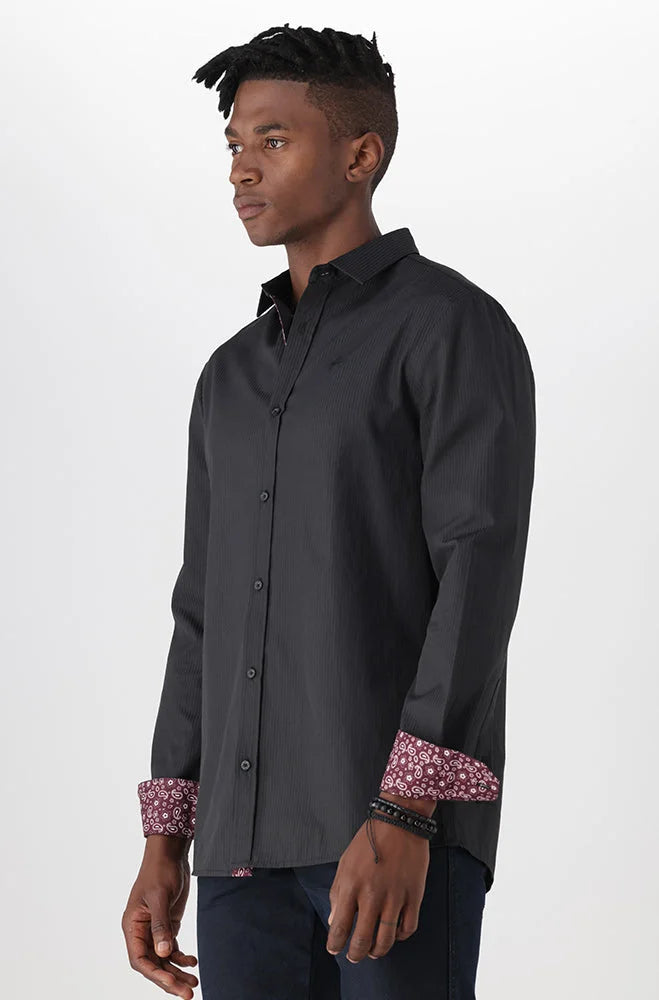 Dunns Clothing | Mens | Birchwood Shirt _ 148806 Black