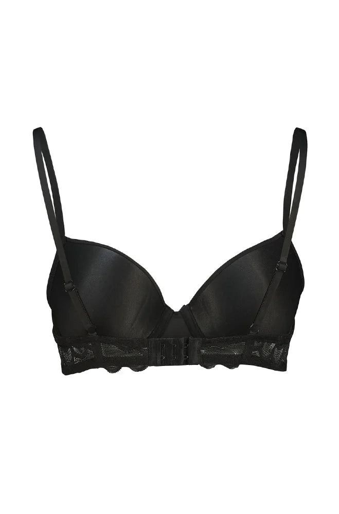 Dunns Clothing | Underwear | Blair Lace Wing Trim Bra _ 155482 Black