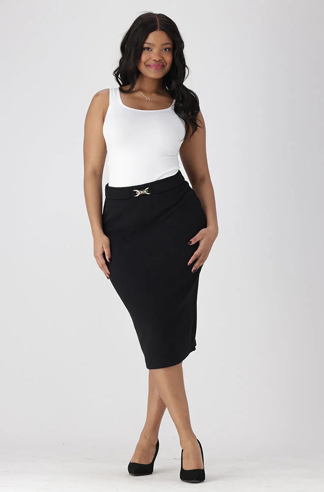 Dunns Clothing Brandy Pencil Skirt 153765 Black R149 34 Black