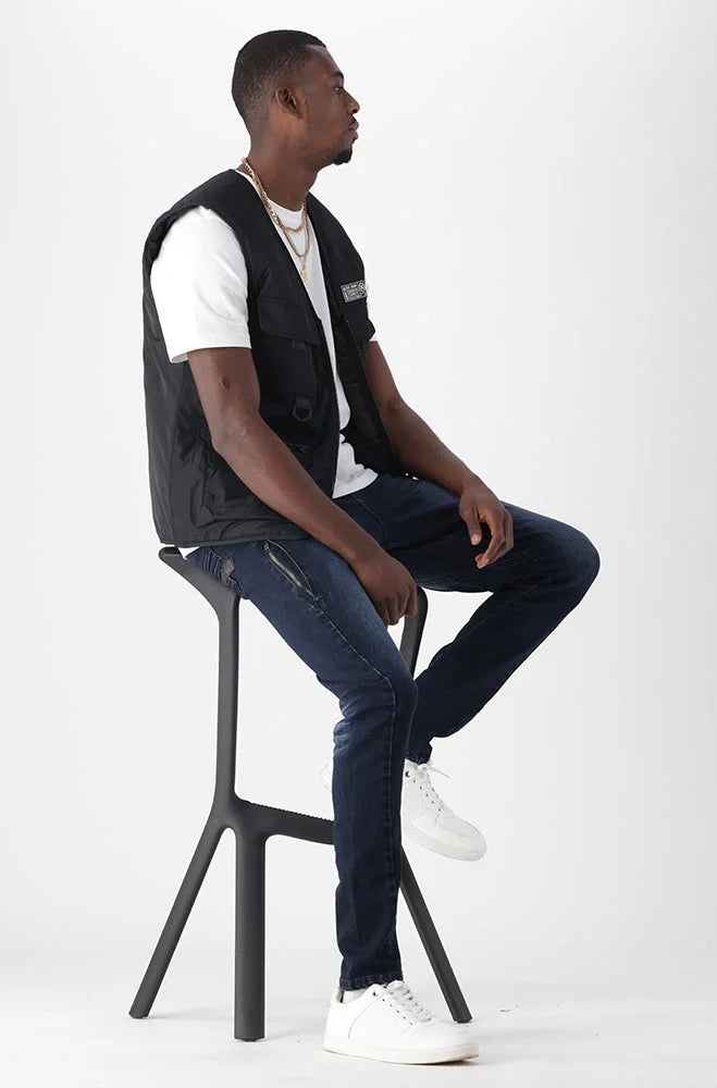 Dunns Clothing | Mens | Cazenove Tapered Denim _ 147988 Dark Wash