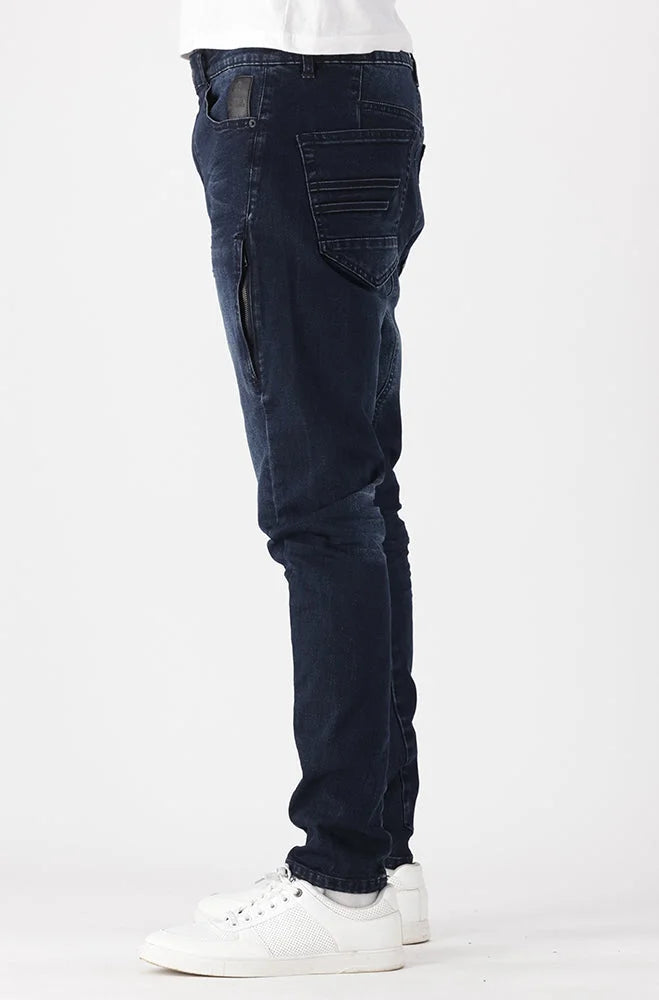 Dunns Clothing | Mens | Cazenove Tapered Denim _ 147988 Dark Wash