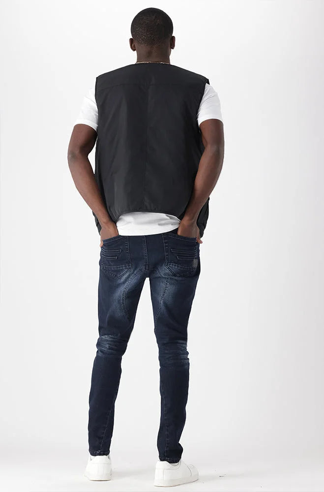 Dunns Clothing | Mens | Cazenove Tapered Denim _ 147988 Dark Wash