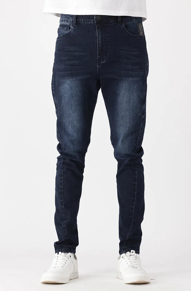 Dunns Clothing | Mens | Cazenove Tapered Denim _ 147988 Dark Wash