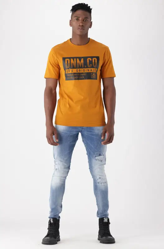 Dunns Clothing | Mens | Compton Tee _ 147066 Ocre