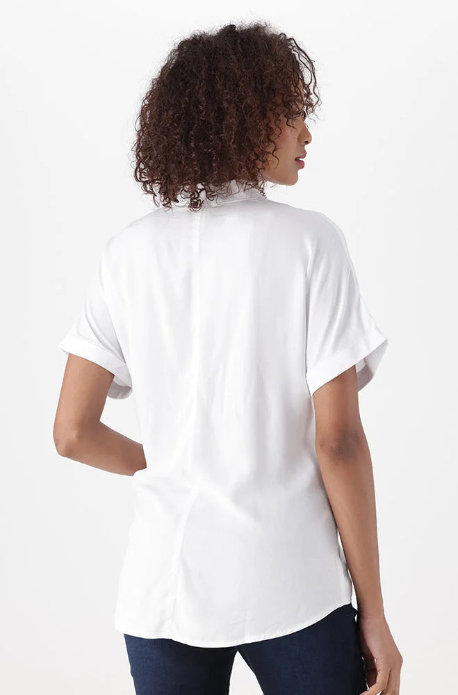 Dunns Clothing | Ladies | Edith Portifino Top _ 151341 White