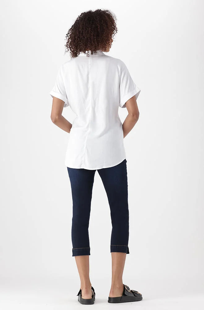 Dunns Clothing | Ladies | Edith Portifino Top _ 151341 White