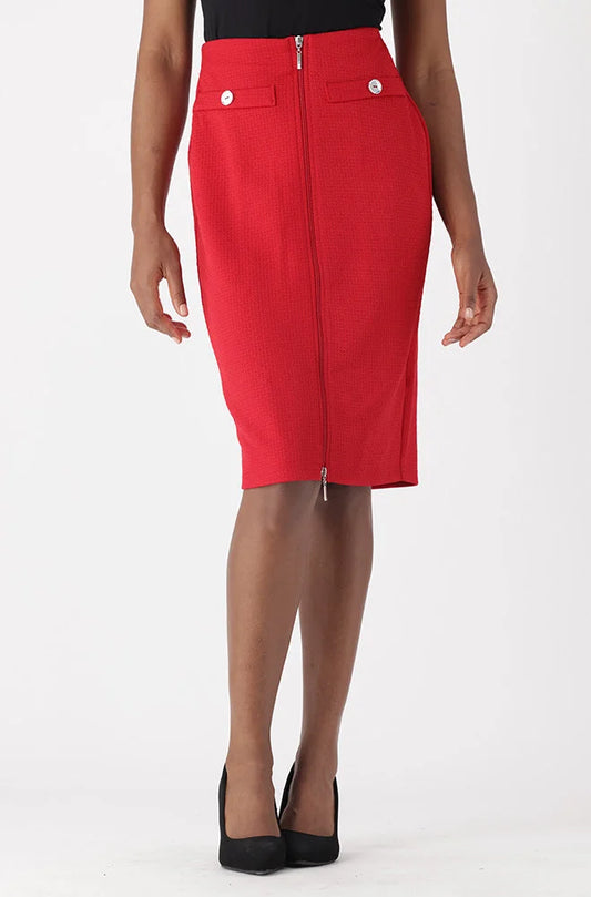 Dunns Clothing | Ladies | Ellison Suit Skirt _ 150458 Red