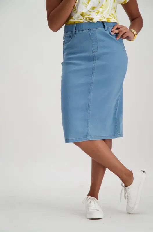 Denim pencil 2024 skirt xl twin