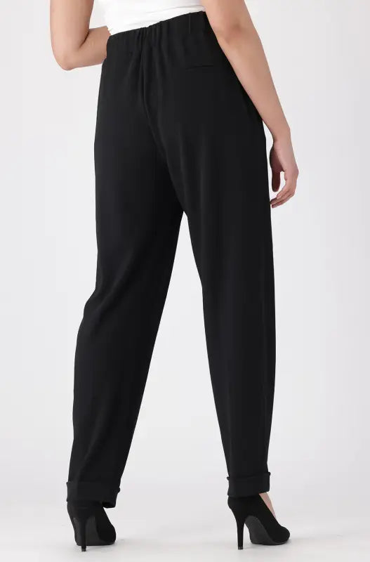 Black smart joggers womens sale