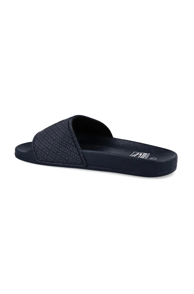 Dunns Clothing | Footwear | Loxion Kulca Gloss Debossed Slide _ 150497 Navy