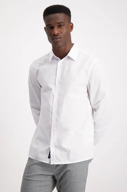 Dunns Clothing | Navarro Shirt _ 136317 _ White | R229