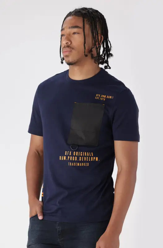 Dunns Clothing | Mens | Pinedrop Tee _ 143715 Navy