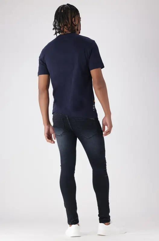 Dunns Clothing | Mens | Pinedrop Tee _ 143715 Navy