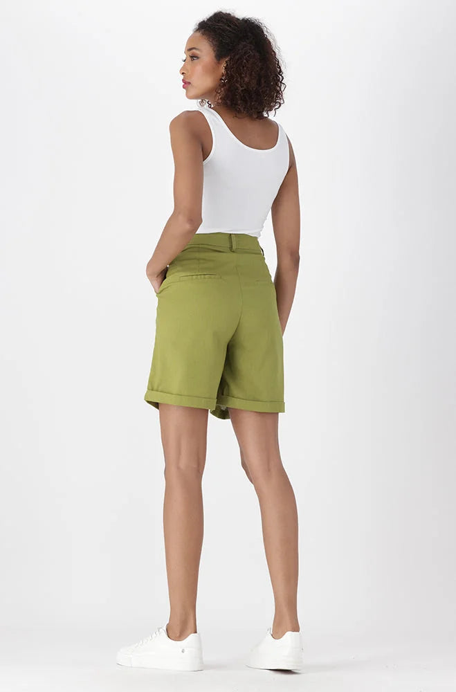 Dunns Clothing | Ladies | Tam Bermuda Shorts _ 150471 Green