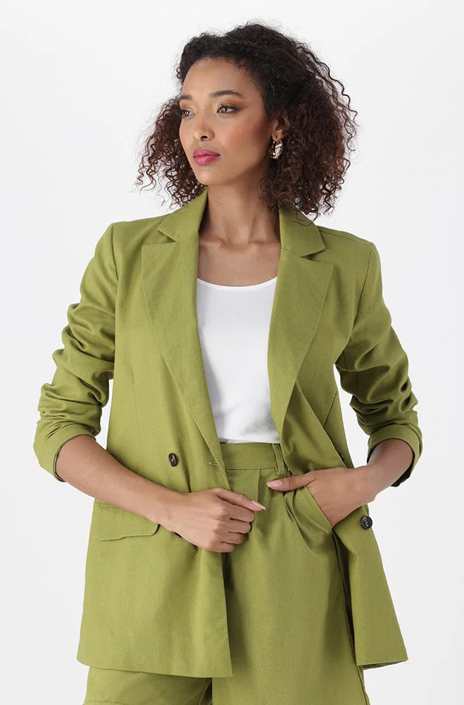 Dunns Clothing | Ladies | Tam Blazer _ 150470 Green