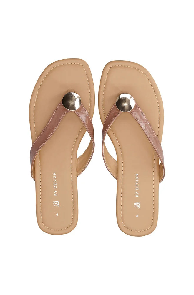 Dunns Clothing | Footwear | Yolanda Thong Sandal _ 150418 Brown